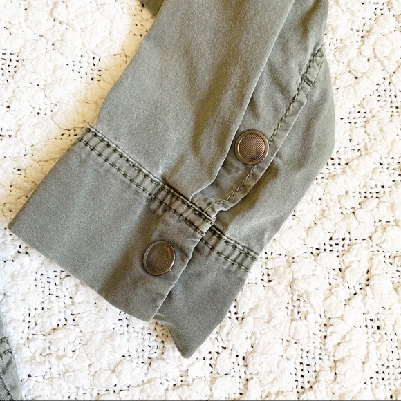 Anthropologie Marrakech Green Geneva Anorak Utility Field Jacket Green, Small - Picture 8 of 10